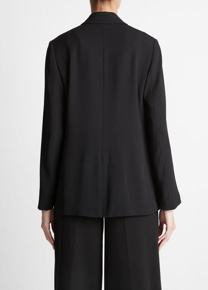 VINCE Great Value - Crepe Double-Breasted Blazer in Blazers