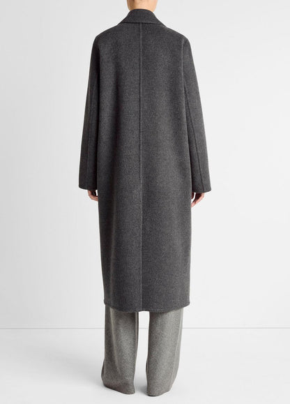 VINCE Essential - Wool-Blend Single-Breasted Coat in Coats