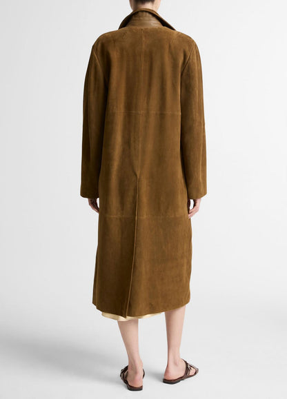VINCE Trending - Suede Long Coat in Coats