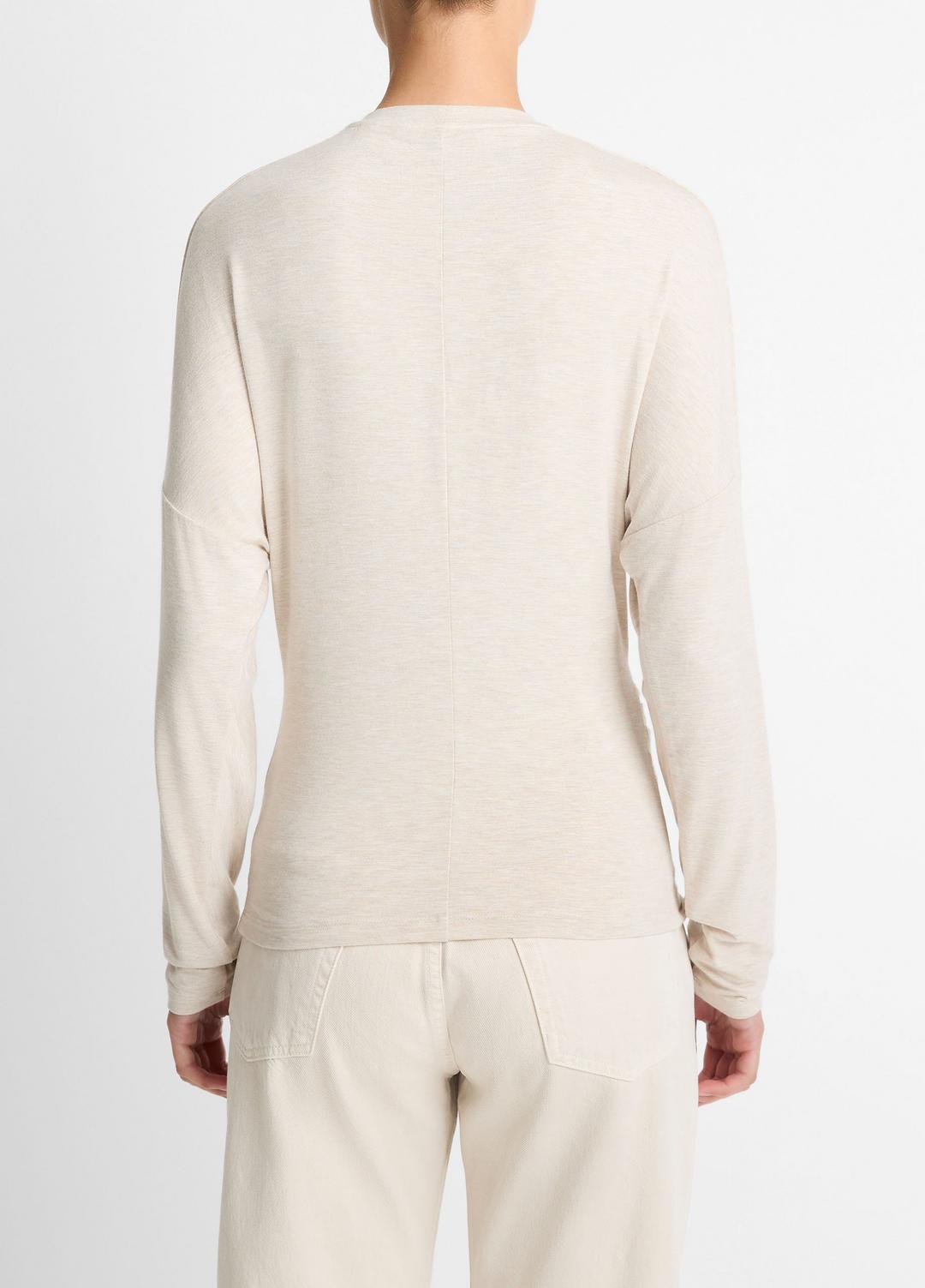 VINCE Discount - Fixed-Drape Long-Sleeve T-Shirt in Long Sleeve