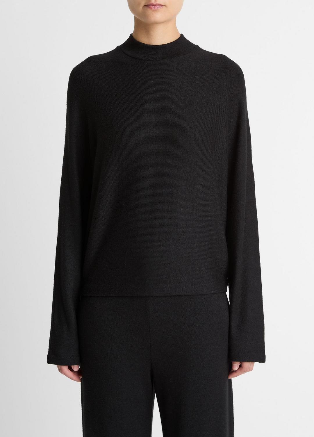 VINCE Quality - Cozy Dolman-Sleeve Mock-Neck Top in Long Sleeve