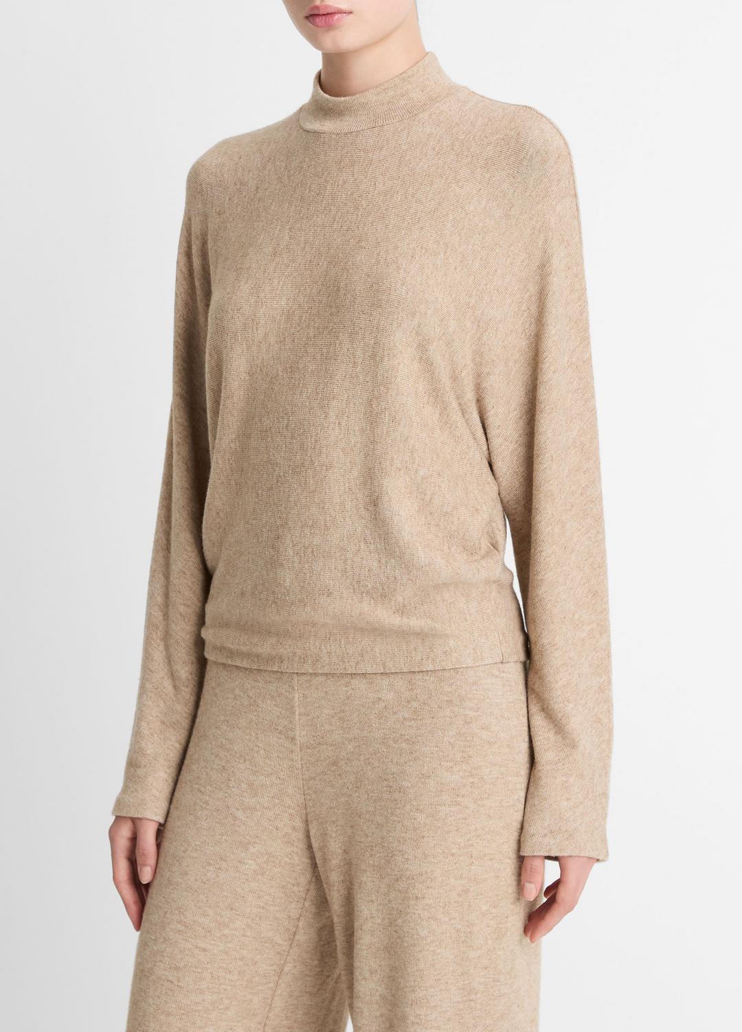 VINCE Value - Cozy Dolman-Sleeve Mock-Neck Top in Long Sleeve