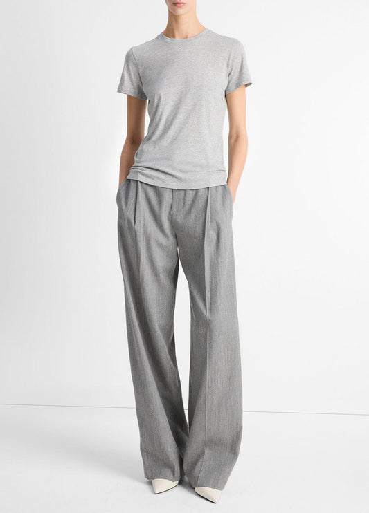 VINCE Everyday - Essential Pima Cotton Crew Neck T-Shirt in Short Sleeve
