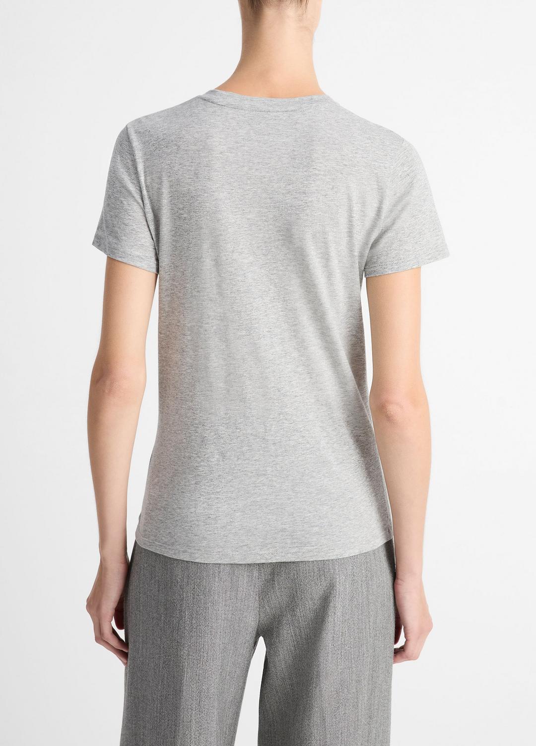 VINCE Everyday - Essential Pima Cotton Crew Neck T-Shirt in Short Sleeve