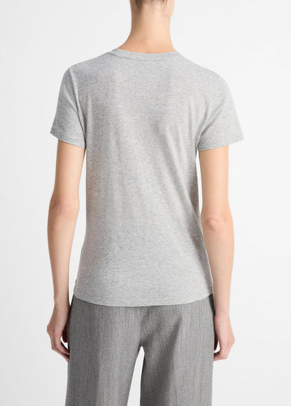 VINCE Everyday - Essential Pima Cotton Crew Neck T-Shirt in Short Sleeve