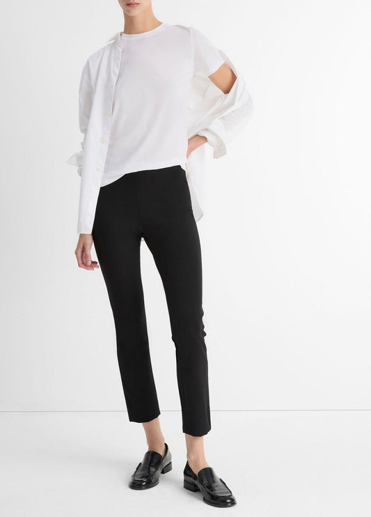 VINCE Sale - Essential Pima Cotton Crew Neck T-Shirt in Short Sleeve