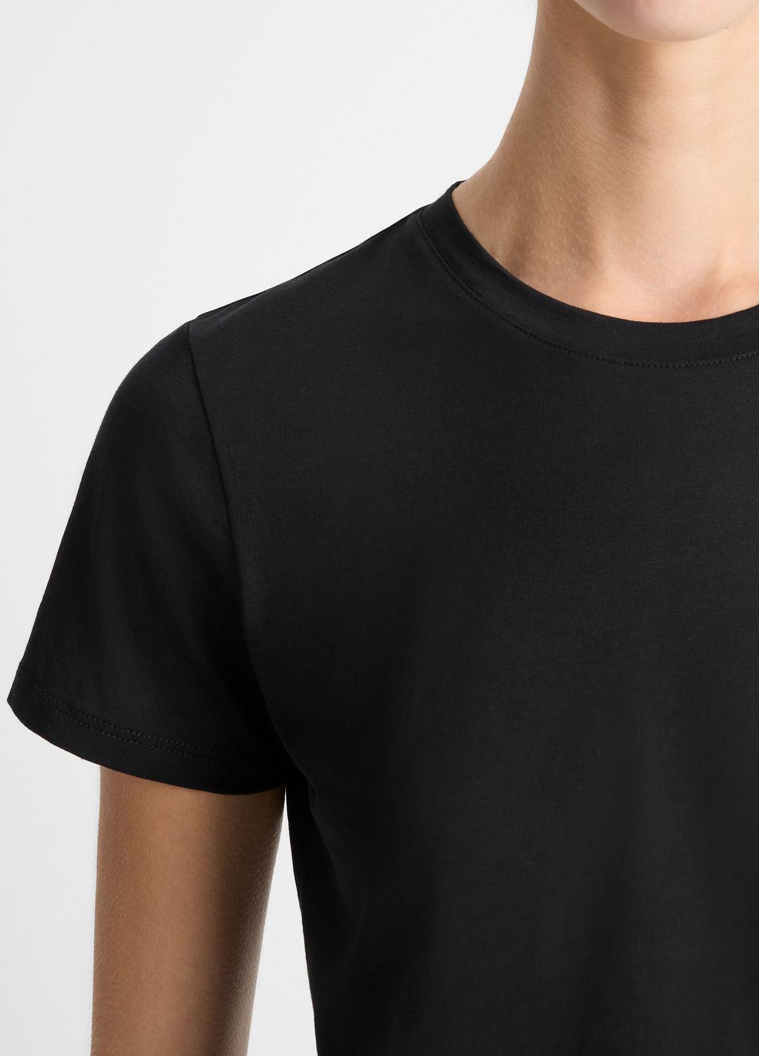 VINCE Trusted - Essential Pima Cotton Crew Neck T-Shirt in Short Sleeve