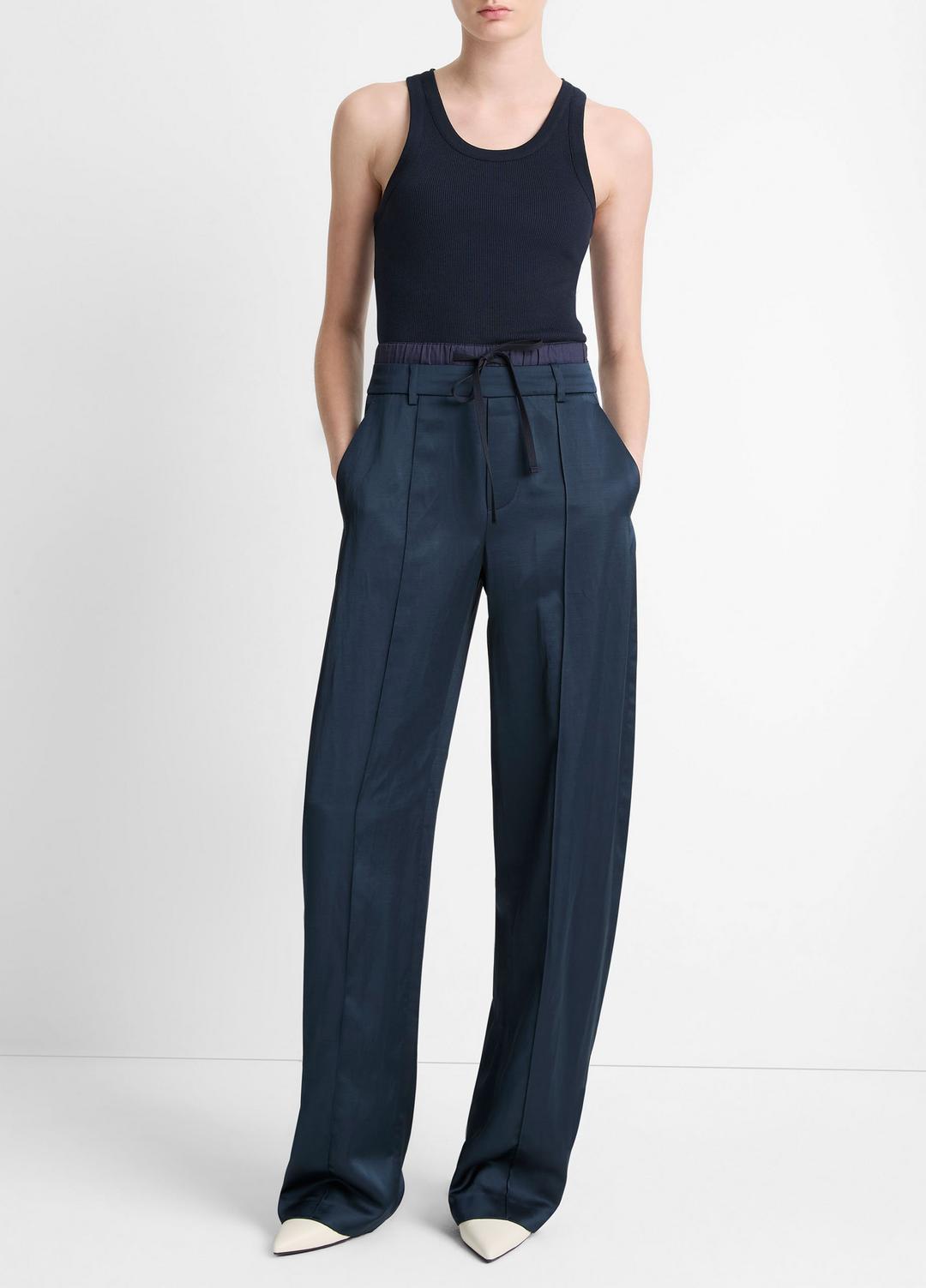 VINCE New - Ribbed Scoop-Neck Tank in Tank Tops