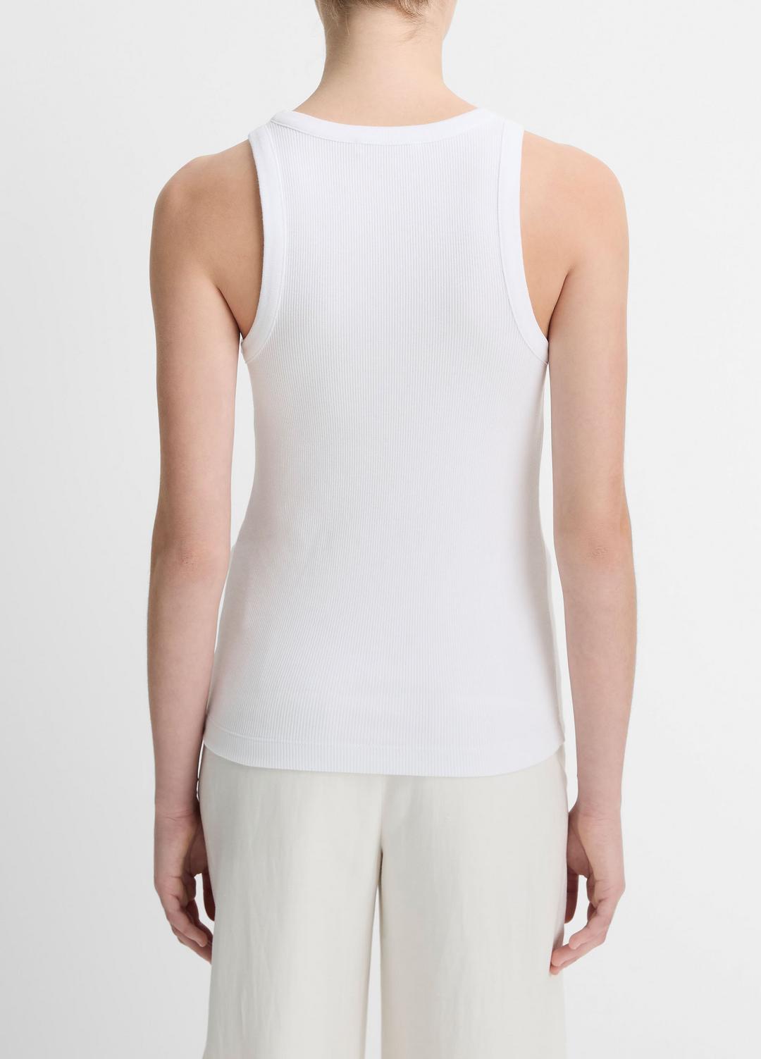 VINCE New - Ribbed Scoop-Neck Tank in Tank Tops