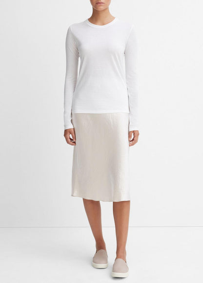 VINCE Essential - Essential Long Sleeve Crew Neck T-Shirt in Long Sleeve