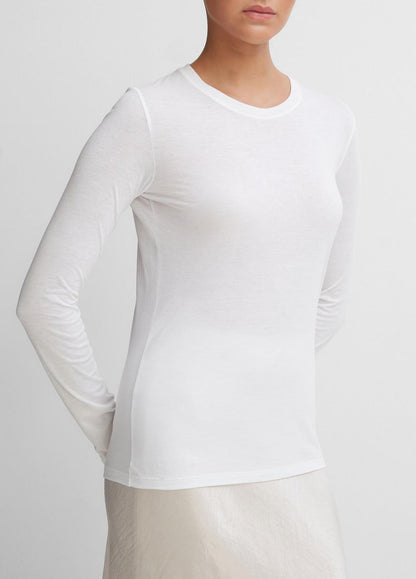 VINCE Essential - Essential Long Sleeve Crew Neck T-Shirt in Long Sleeve