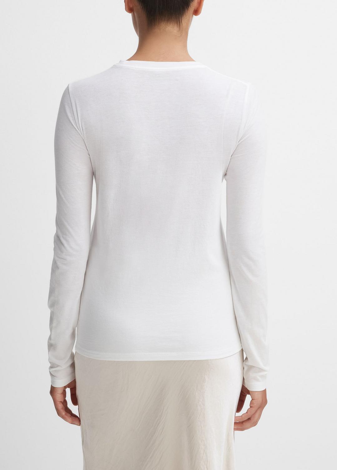 VINCE Essential - Essential Long Sleeve Crew Neck T-Shirt in Long Sleeve