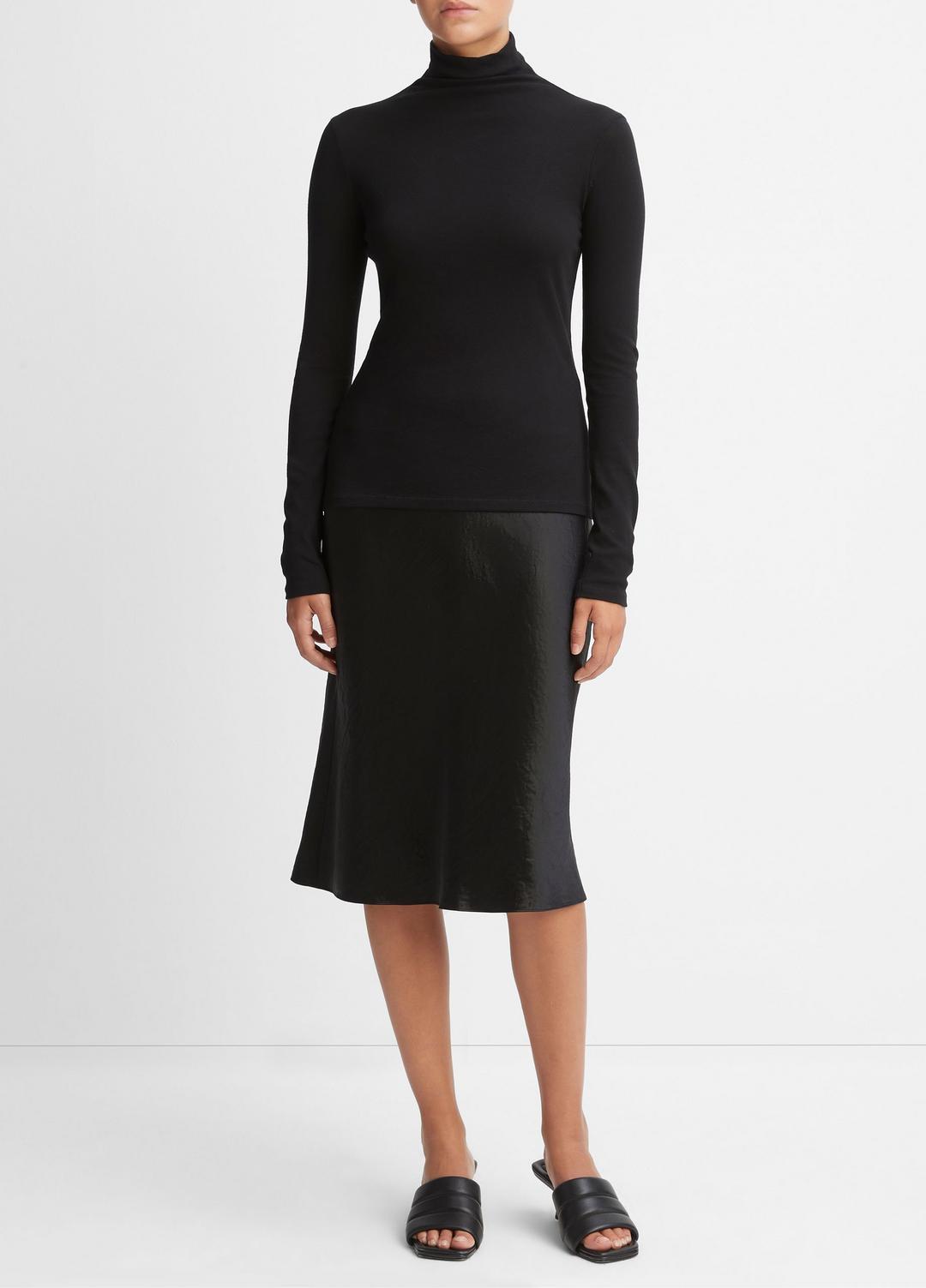 VINCE Top Pick - Essential Long Sleeve Turtleneck in Long Sleeve