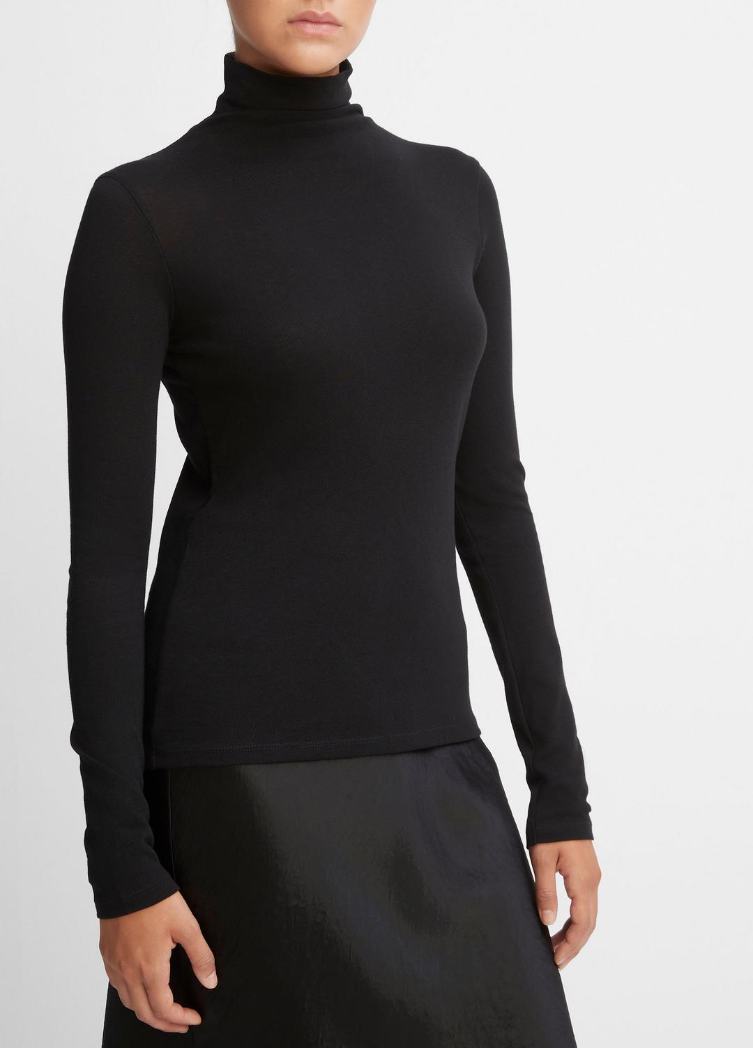 VINCE Top Pick - Essential Long Sleeve Turtleneck in Long Sleeve
