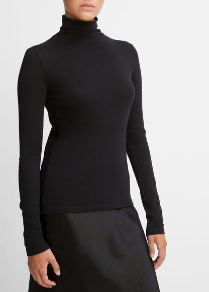 VINCE Top Pick - Essential Long Sleeve Turtleneck in Long Sleeve
