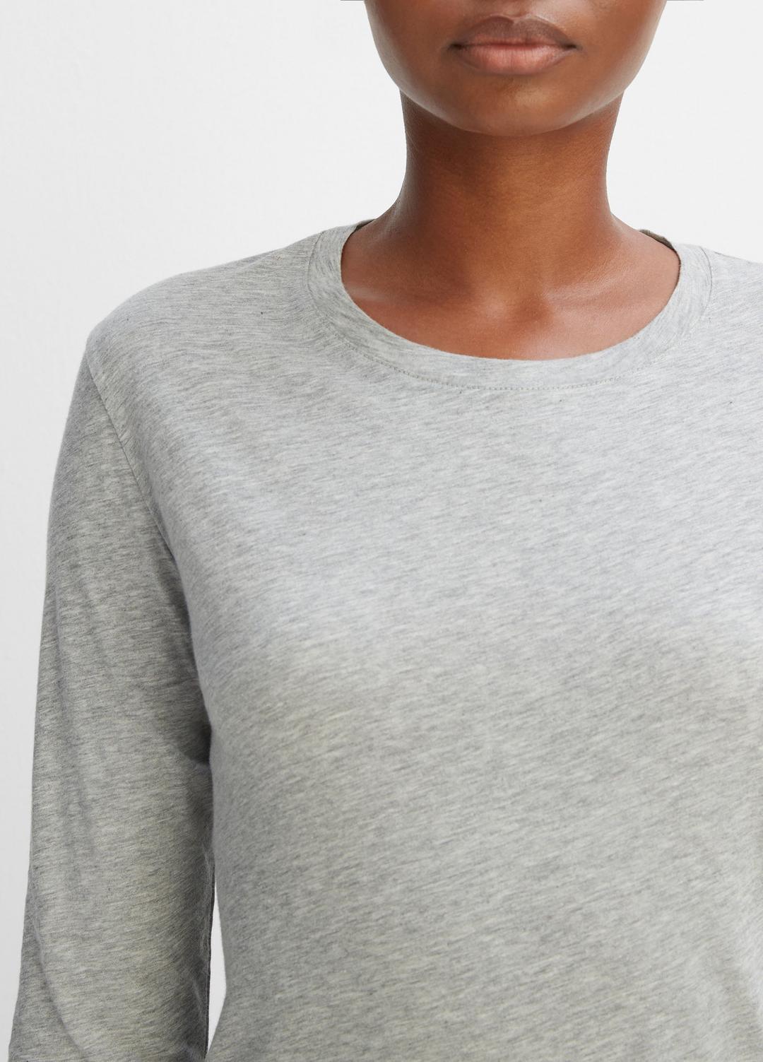 VINCE Popular - Essential Long Sleeve Crew Neck T-Shirt in Long Sleeve