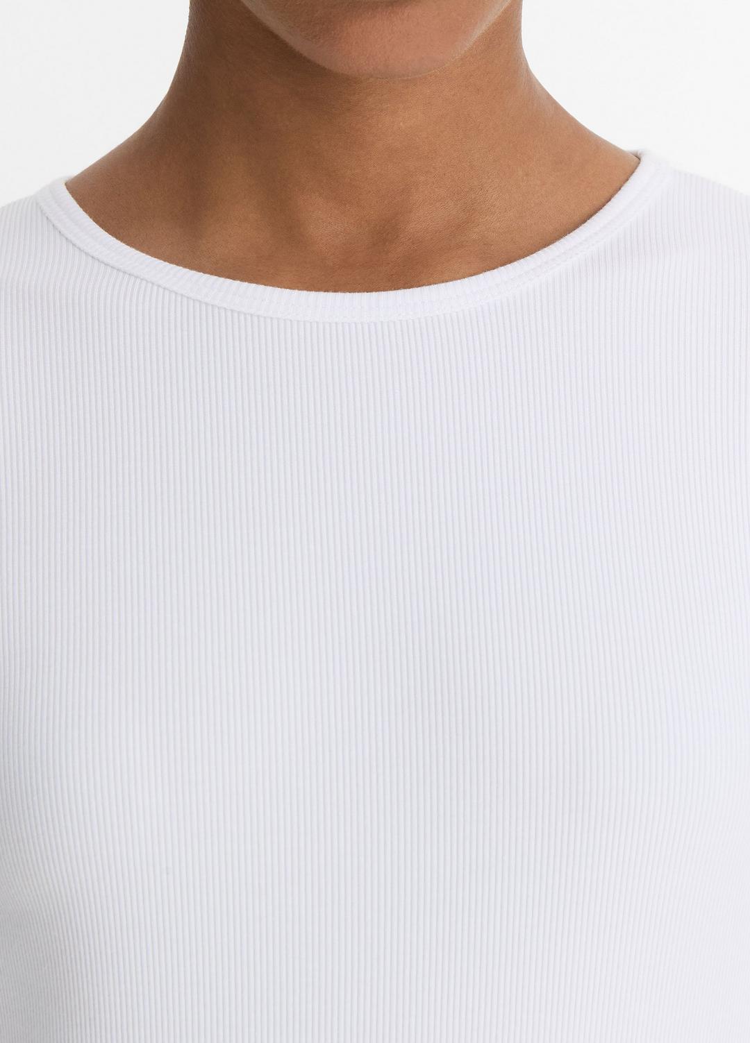 VINCE Trusted - Elbow-Sleeve Crew Neck T-Shirt in Short Sleeve