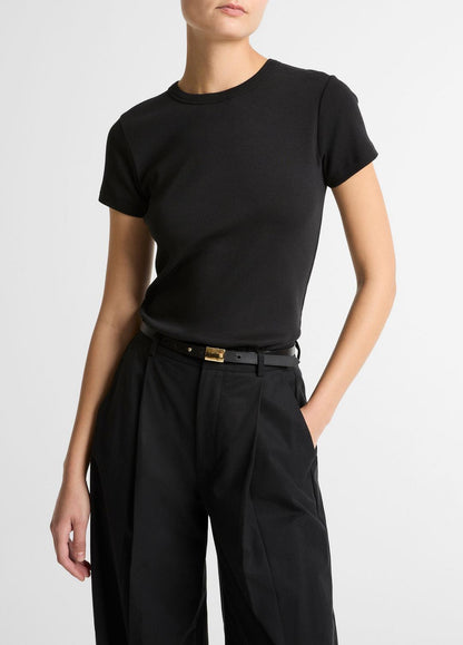 VINCE Deals - Pima Cotton-Blend '90s Shrunken T-Shirt in Short Sleeve