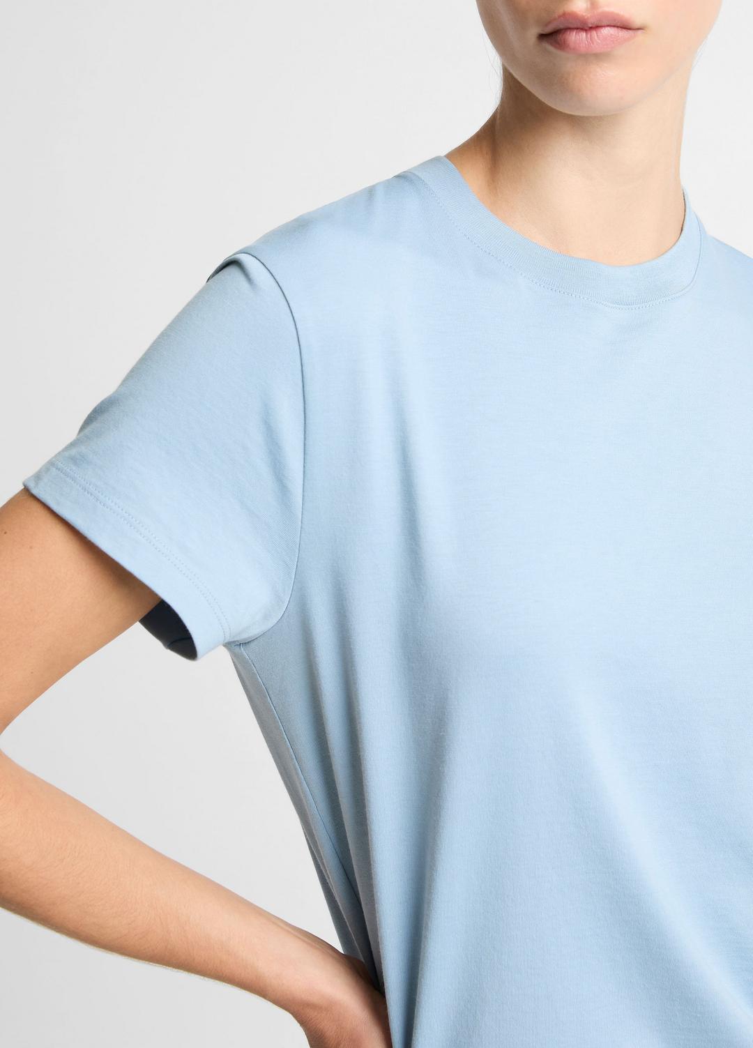 VINCE Smart Buy - Pima Cotton Crew Neck T-Shirt in Short Sleeve