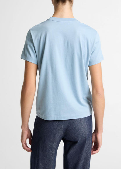 VINCE Smart Buy - Pima Cotton Crew Neck T-Shirt in Short Sleeve
