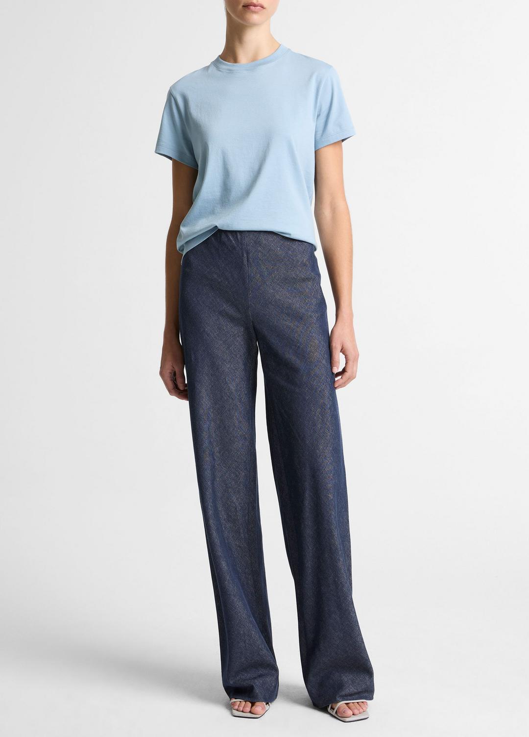VINCE Smart Buy - Pima Cotton Crew Neck T-Shirt in Short Sleeve