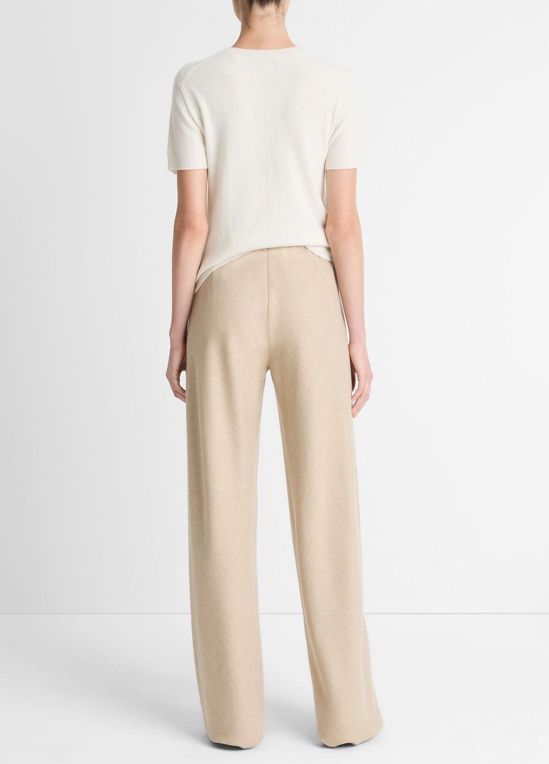VINCE Great Value - Italian Wool-Blend High-Waist Bias Pant in Trousers