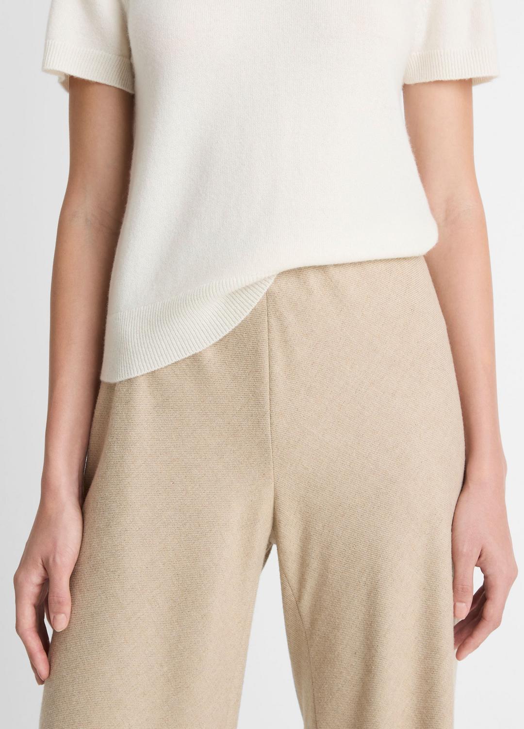 VINCE Great Value - Italian Wool-Blend High-Waist Bias Pant in Trousers