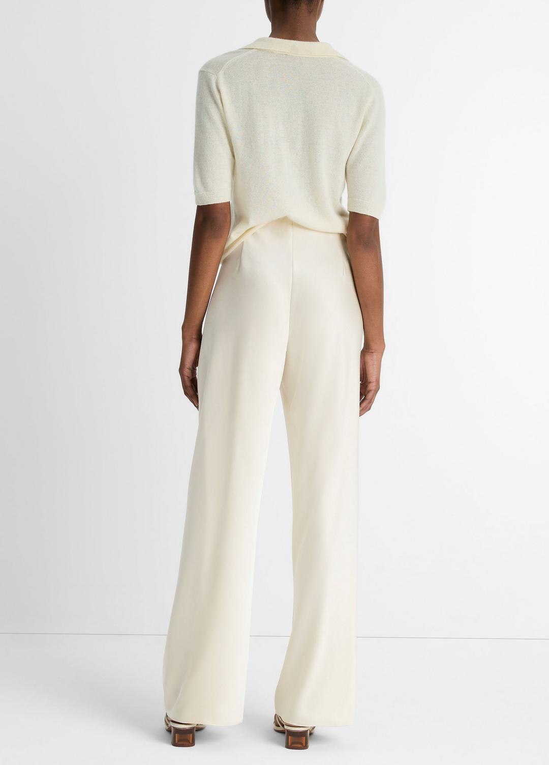 VINCE Signature - Colette High-Rise Fluid Satin Bias Pant in Pants
