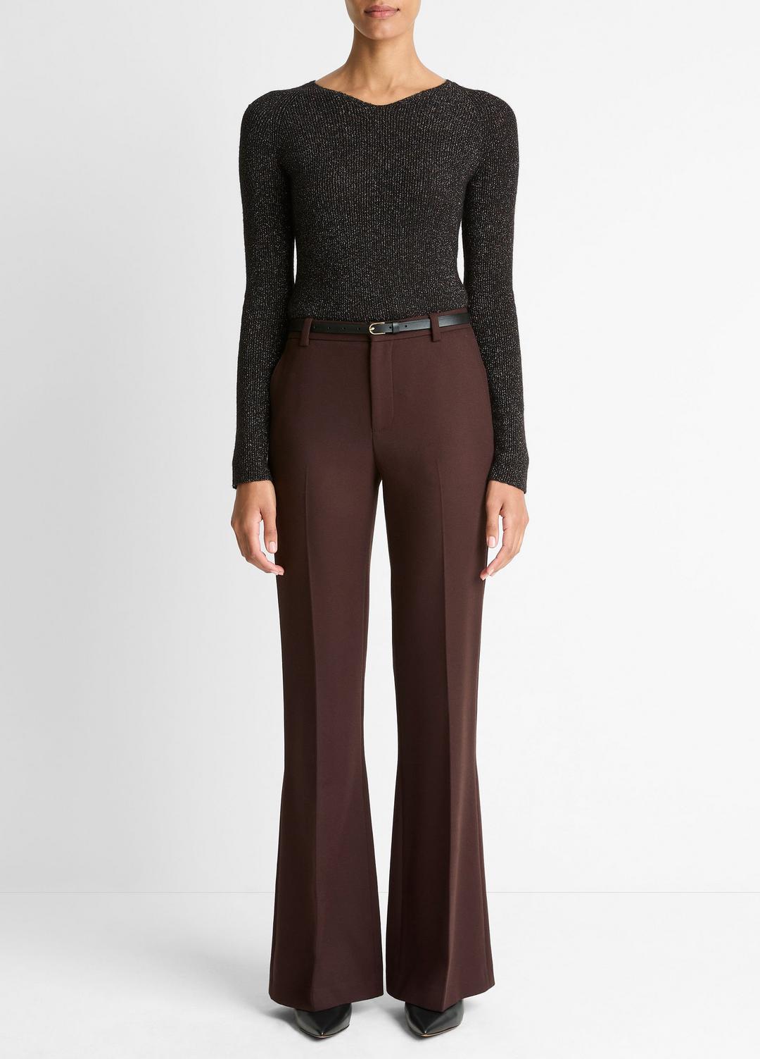 VINCE Everyday - Sculptural Flare Trouser in Trousers