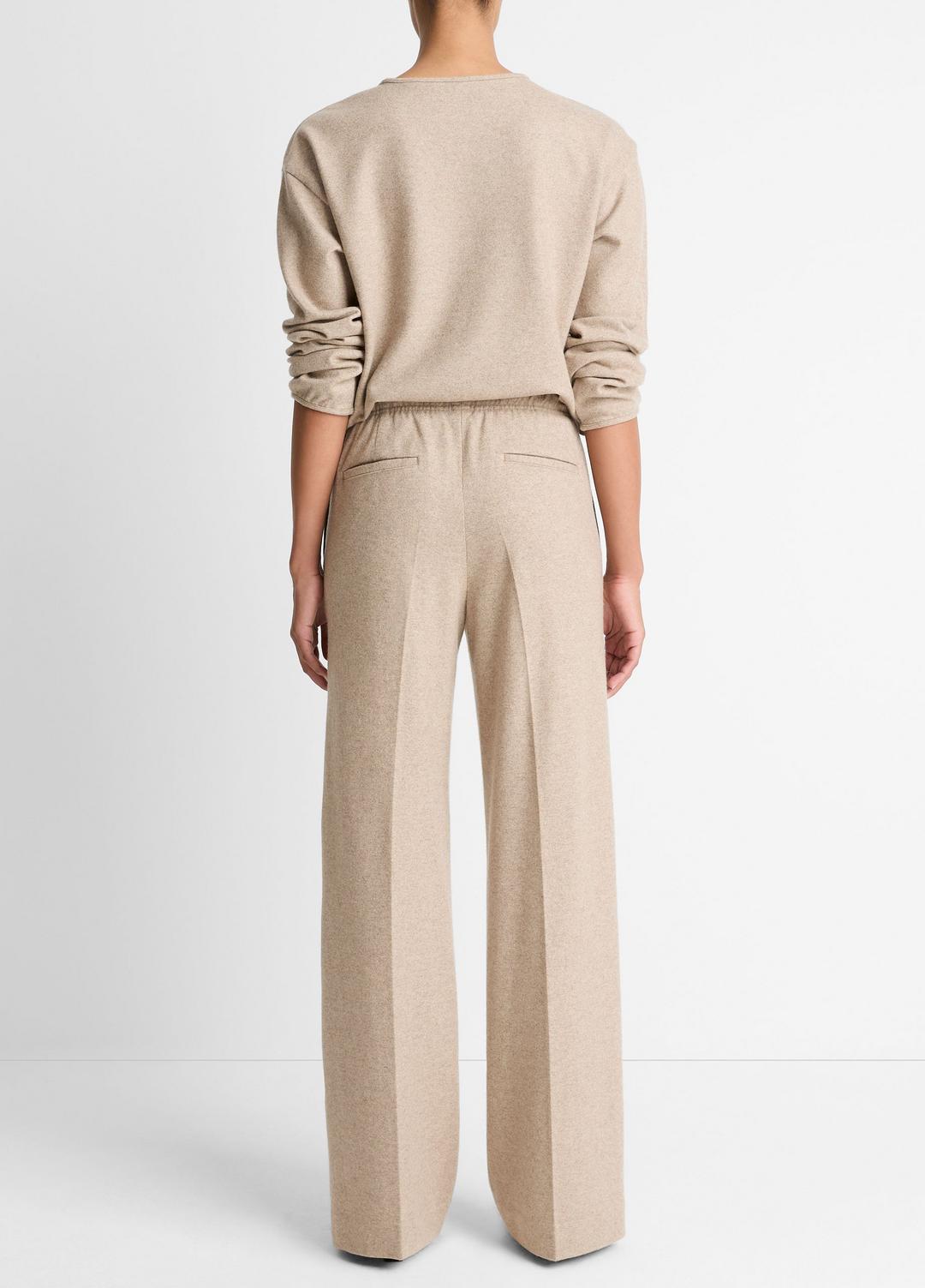 VINCE Sale - Wool-Blend Tailored Wide-Leg Pant in Wide Leg