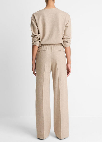 VINCE Sale - Wool-Blend Tailored Wide-Leg Pant in Wide Leg