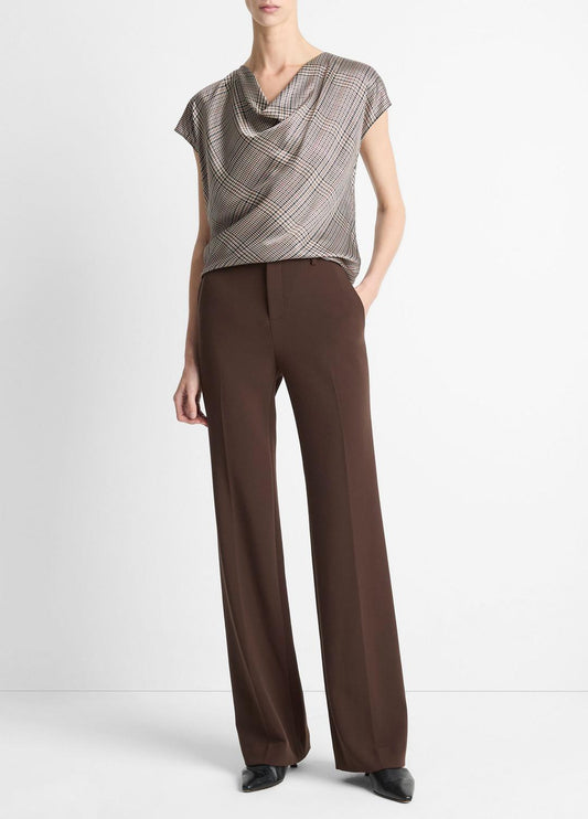 VINCE Sale - Mid-Rise Tailored Flare Pant in Trousers