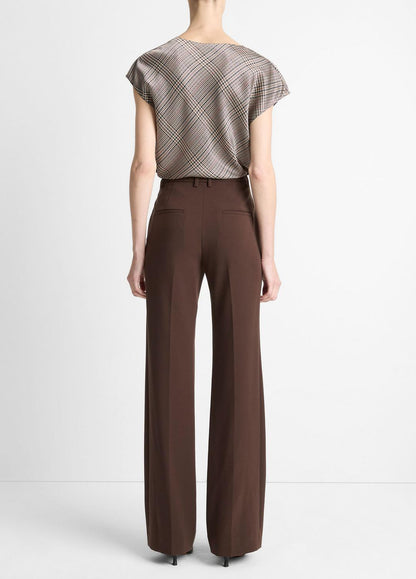 VINCE Sale - Mid-Rise Tailored Flare Pant in Trousers