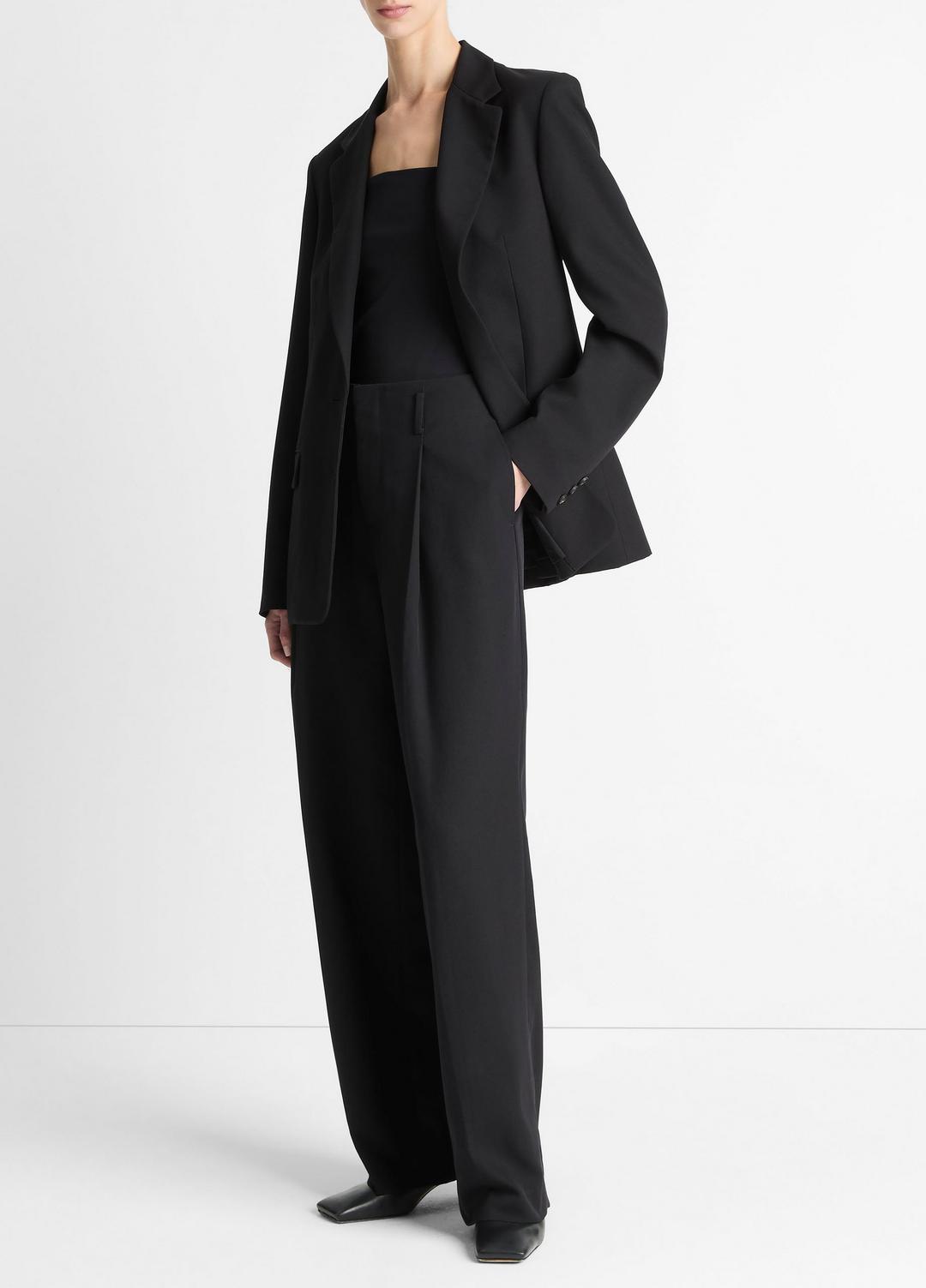 VINCE Best Price - High-Waist Pleated Trouser in Trousers