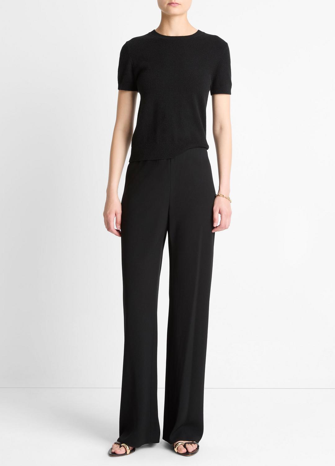 VINCE Best Seller - Colette High-Rise Crepe Bias Pant in Trousers