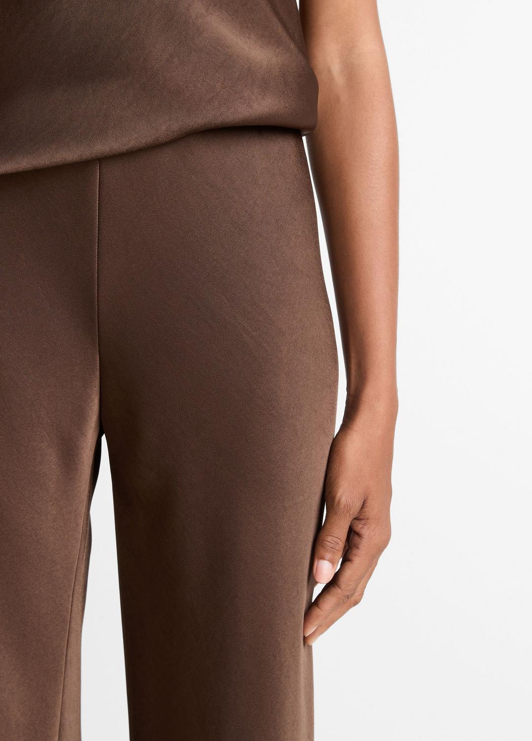 VINCE Smart Buy - Colette High-Rise Fluid Satin Bias Pant in Trousers