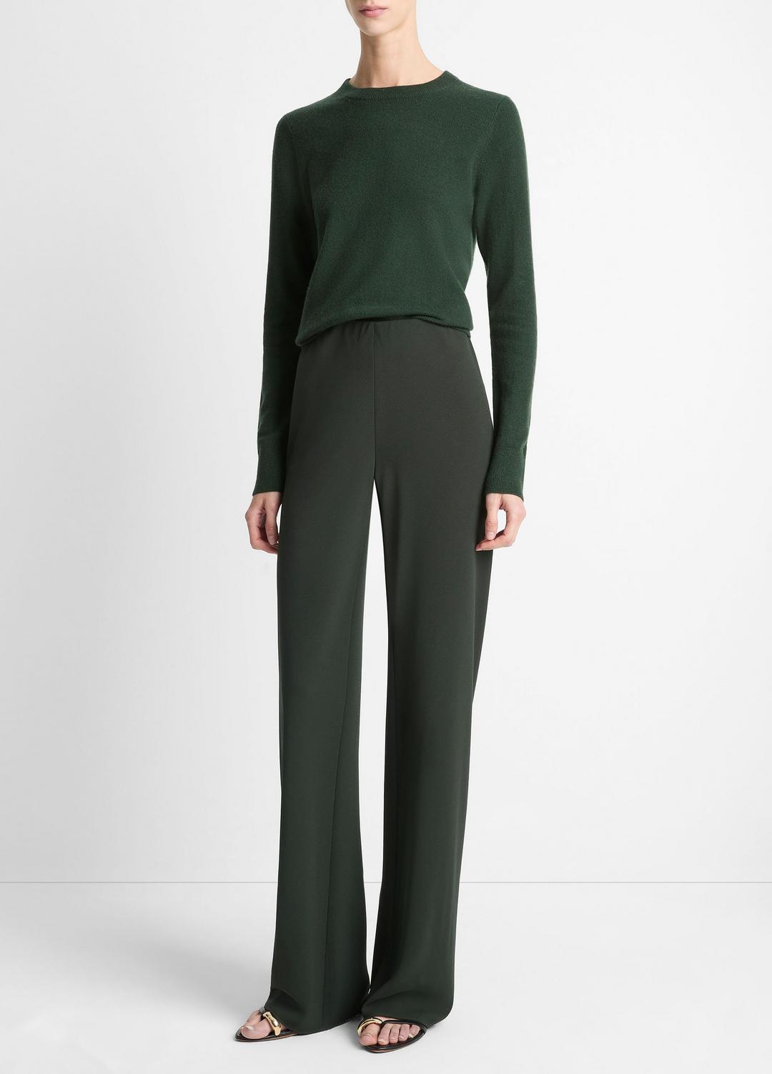 VINCE Latest - Colette High-Rise Crepe Bias Pant in Trousers