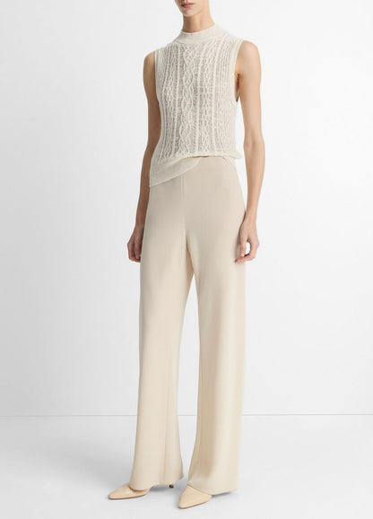 VINCE Customer Favorite - Colette High-Rise Crepe Bias Pant in Trousers