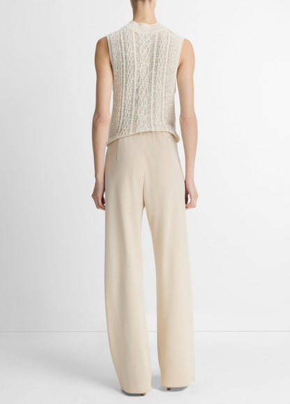 VINCE Customer Favorite - Colette High-Rise Crepe Bias Pant in Trousers