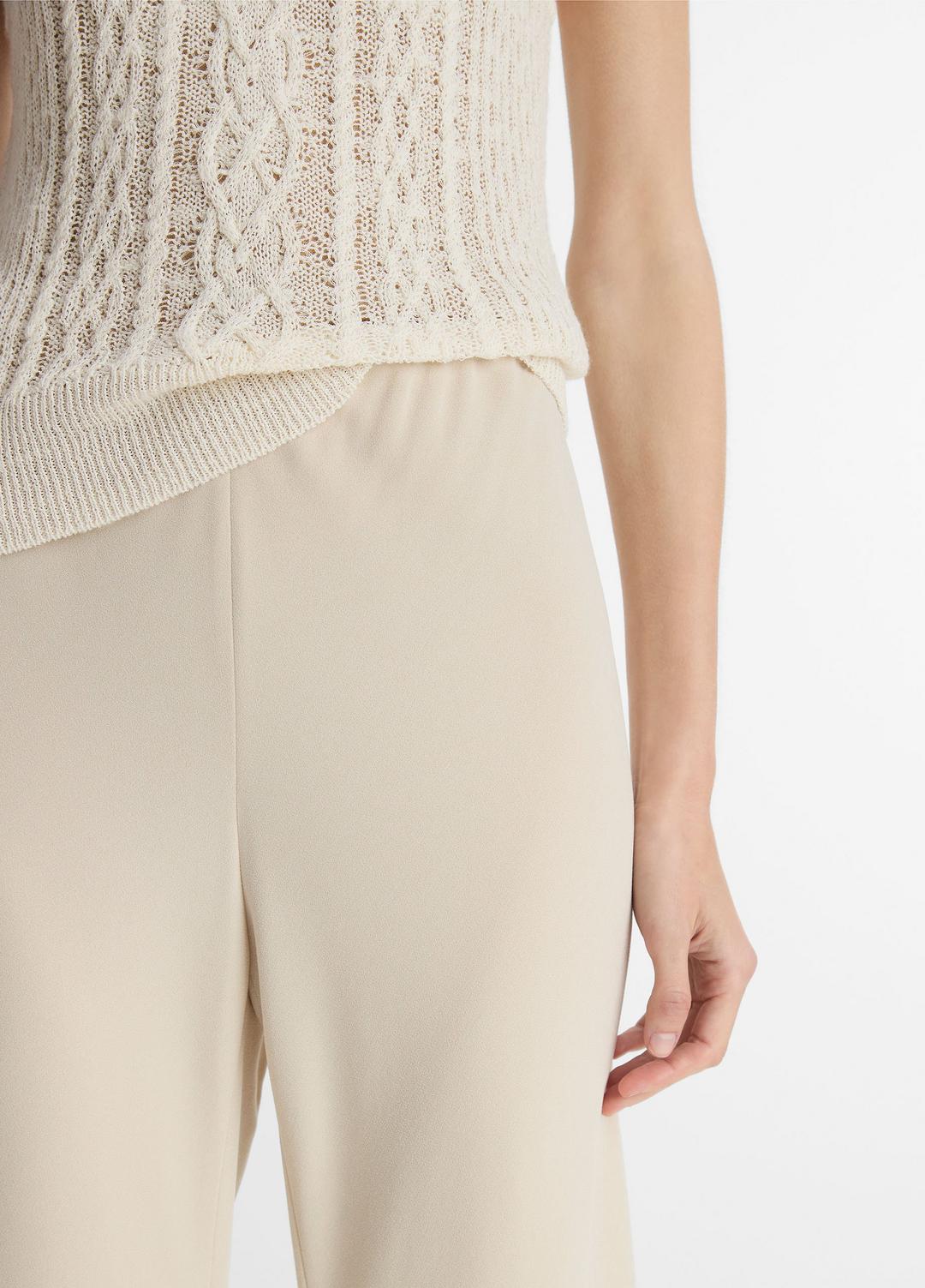 VINCE Customer Favorite - Colette High-Rise Crepe Bias Pant in Trousers