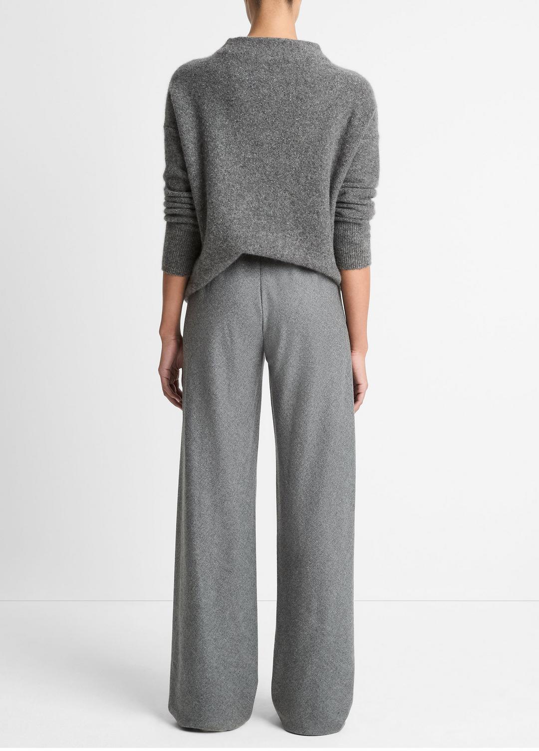 VINCE Exclusive - Italian Wool-Blend High-Waist Bias Pant in Trousers