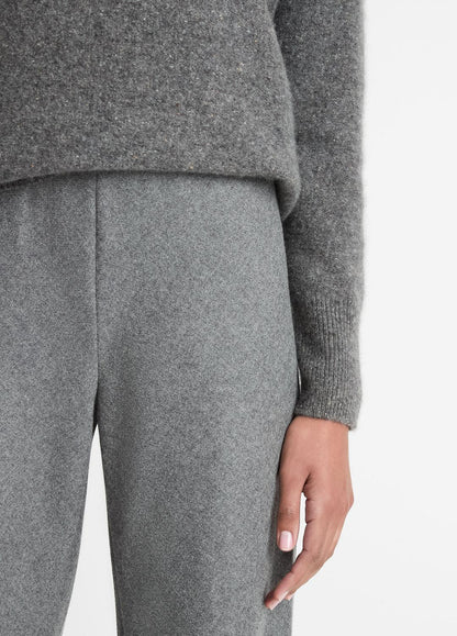 VINCE Exclusive - Italian Wool-Blend High-Waist Bias Pant in Trousers