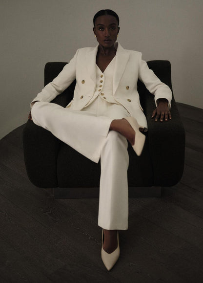 VINCE Quality - Sculptural Flare Trouser in Trousers