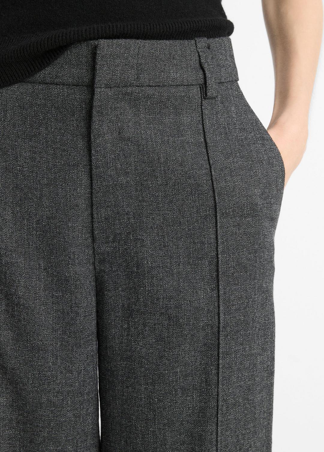 VINCE Great Value - Italian Jaspe Pintuck High-Waist Wide-Leg Pant in Wide Leg