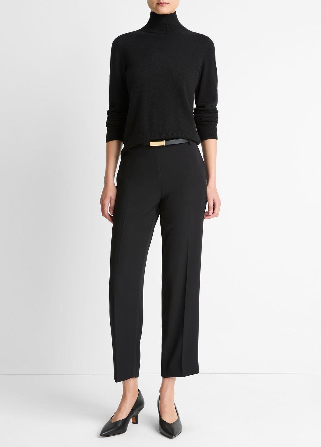 VINCE Latest - Crepe Tapered Pull-On Pant in Trousers