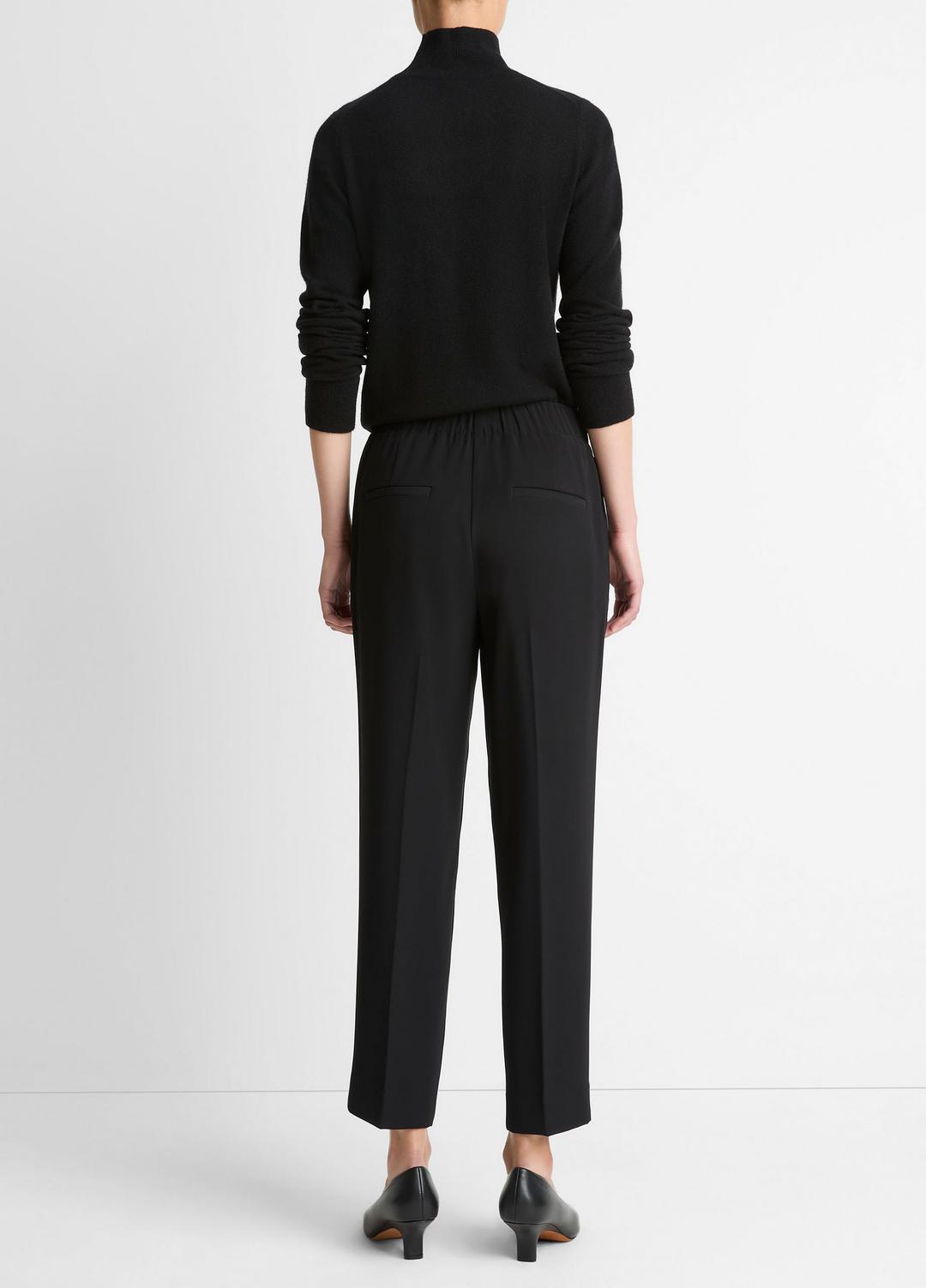 VINCE Latest - Crepe Tapered Pull-On Pant in Trousers