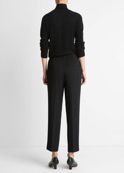 VINCE Latest - Crepe Tapered Pull-On Pant in Trousers