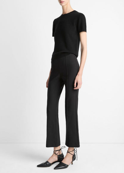 VINCE Best Price - Niki Mid-Rise Pintuck Crop Flare Pant in Trousers