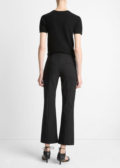 VINCE Best Price - Niki Mid-Rise Pintuck Crop Flare Pant in Trousers