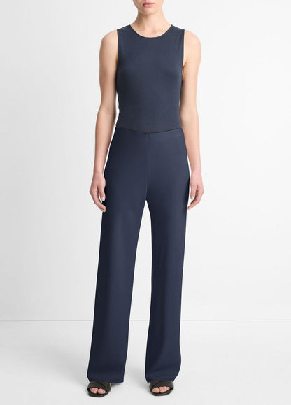 VINCE New - Colette High-Rise Crepe Bias Pant in Trousers